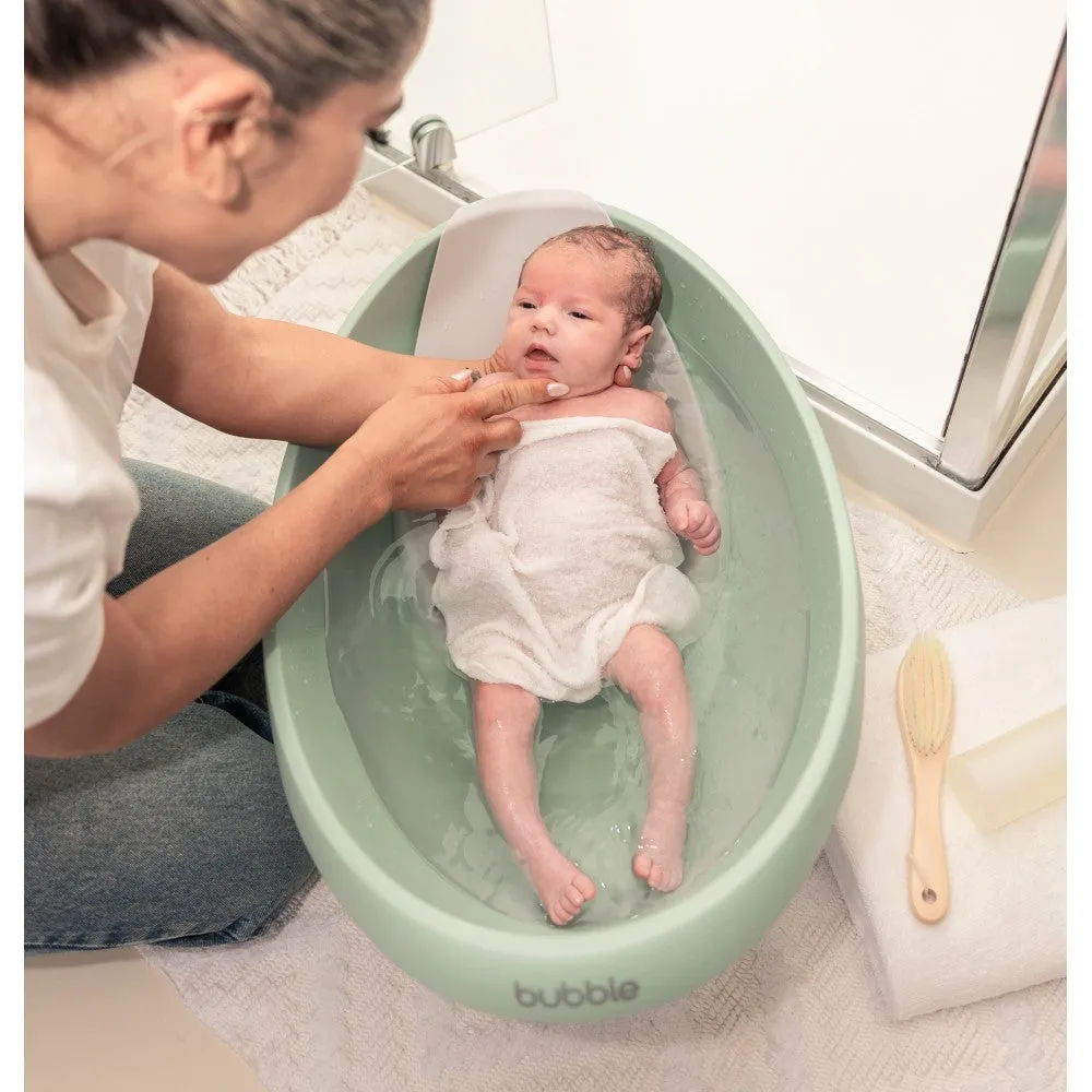 Bubble Baby Bath with Bath Seat - Sage