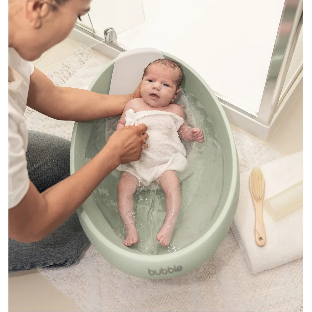 Bubble Baby Bath with Bath Seat - Sage