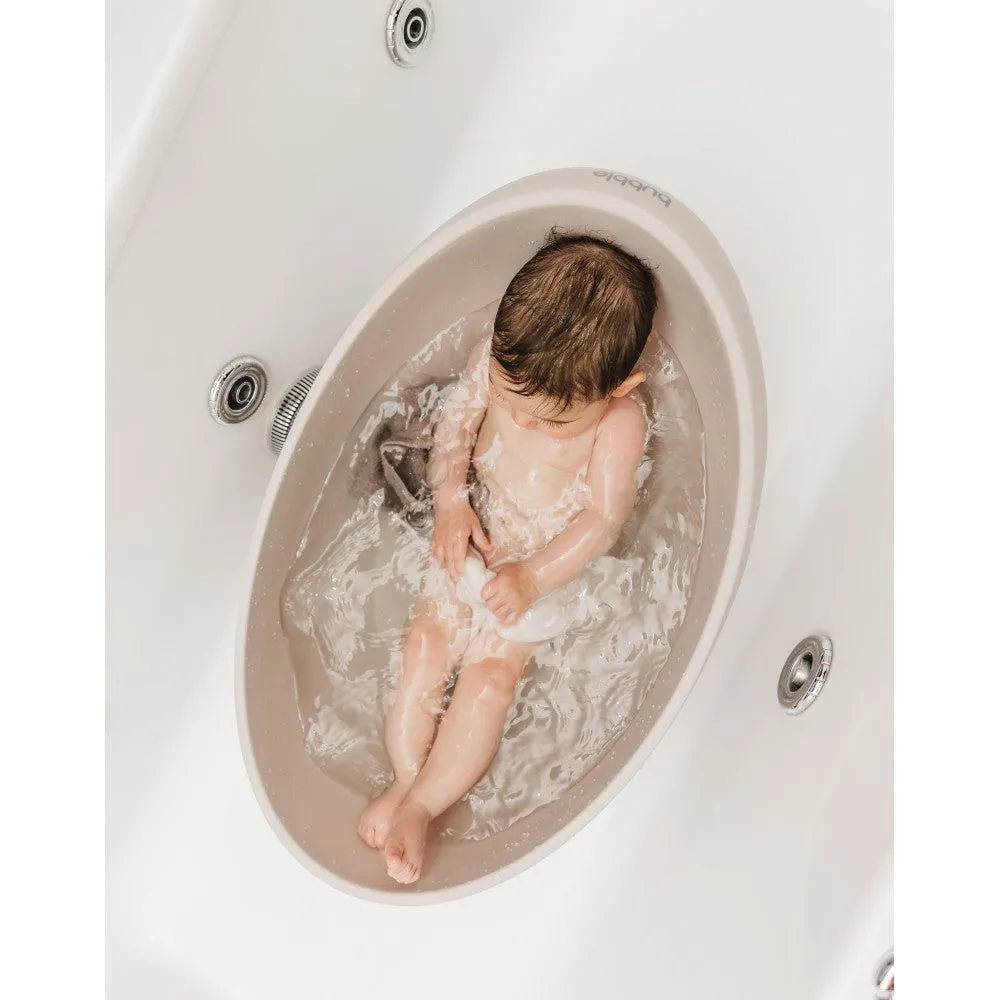 Bubble Baby Bath with Bath Seat - Taupe