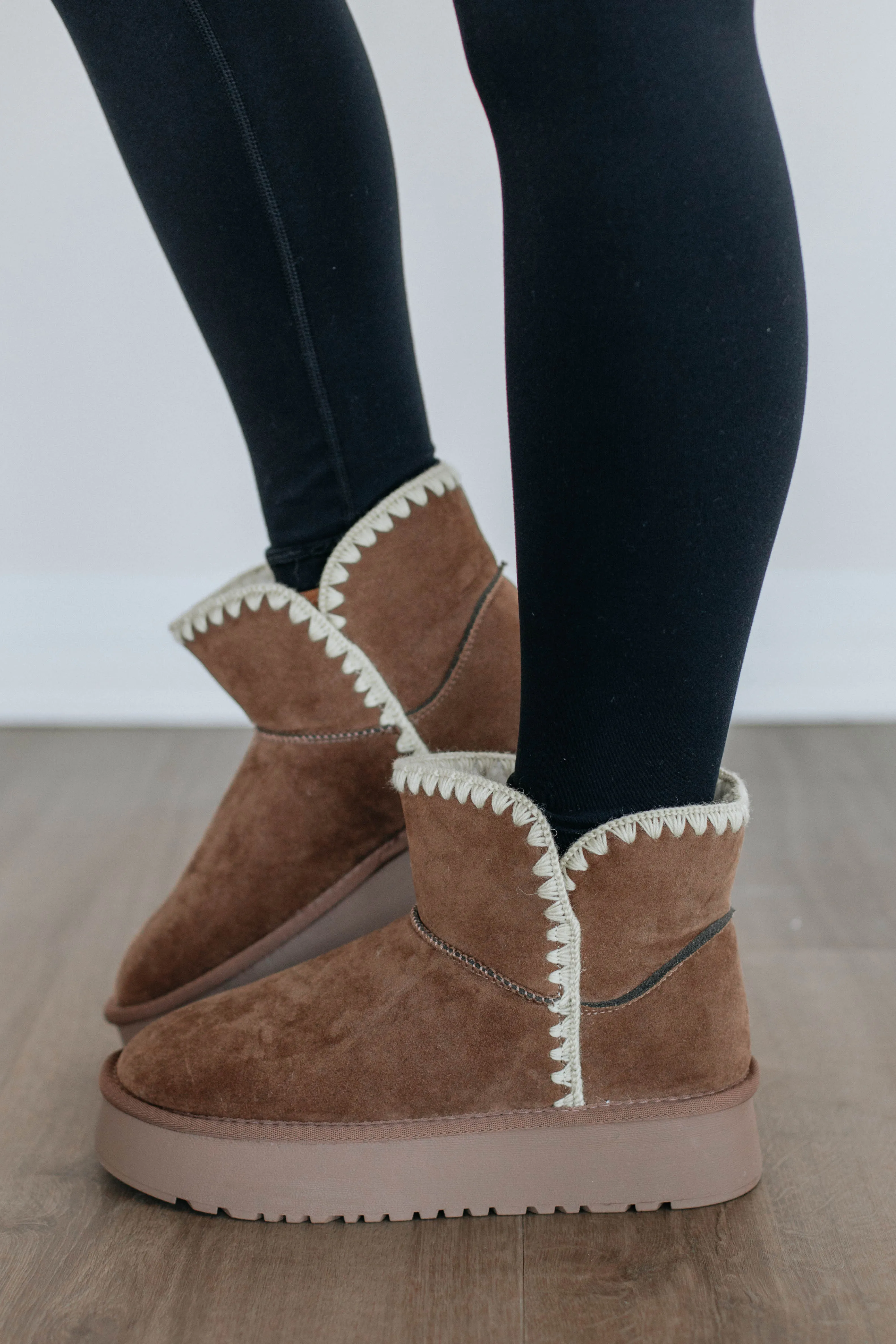 Committed To Cozy Boots - Mocha