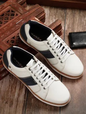 Ezok Men White Sneaker Casual Shoes