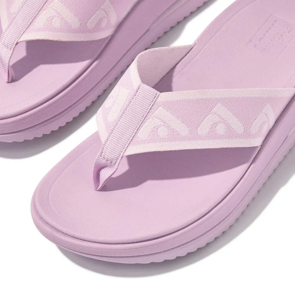 Fitflop Surff Webbing Toe Post Sandals Wild Lilac