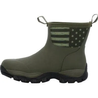 Georgia Men's GBR 8" WP Mid Rubber Work Boot - Dark Green - GB00631