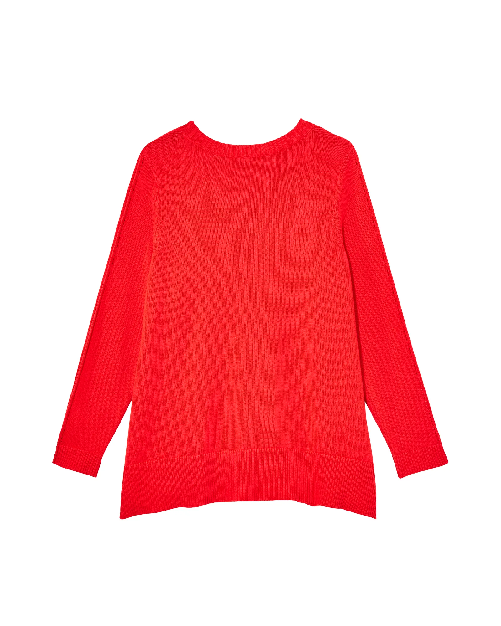 Hillary V-Neck Sweater | Coral