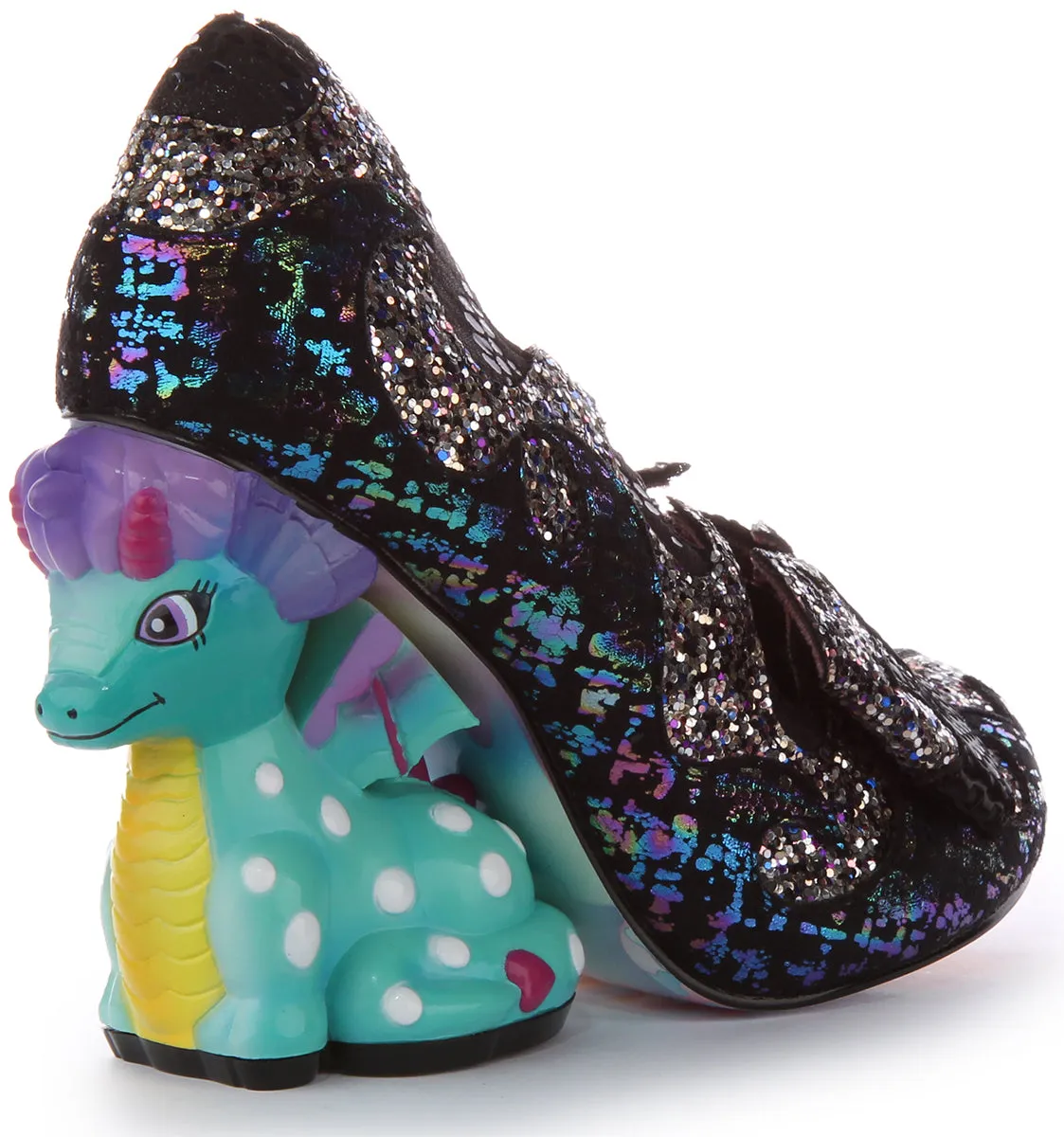 Irregular Choice Dragons Lair In Black Multi For Women