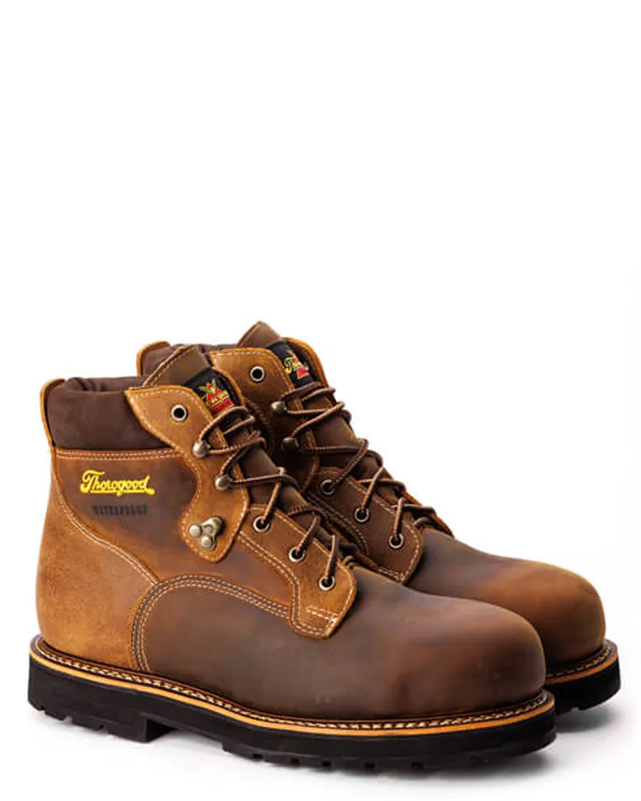 Men's Iron River Series Waterproof Safety Toe Work Boots