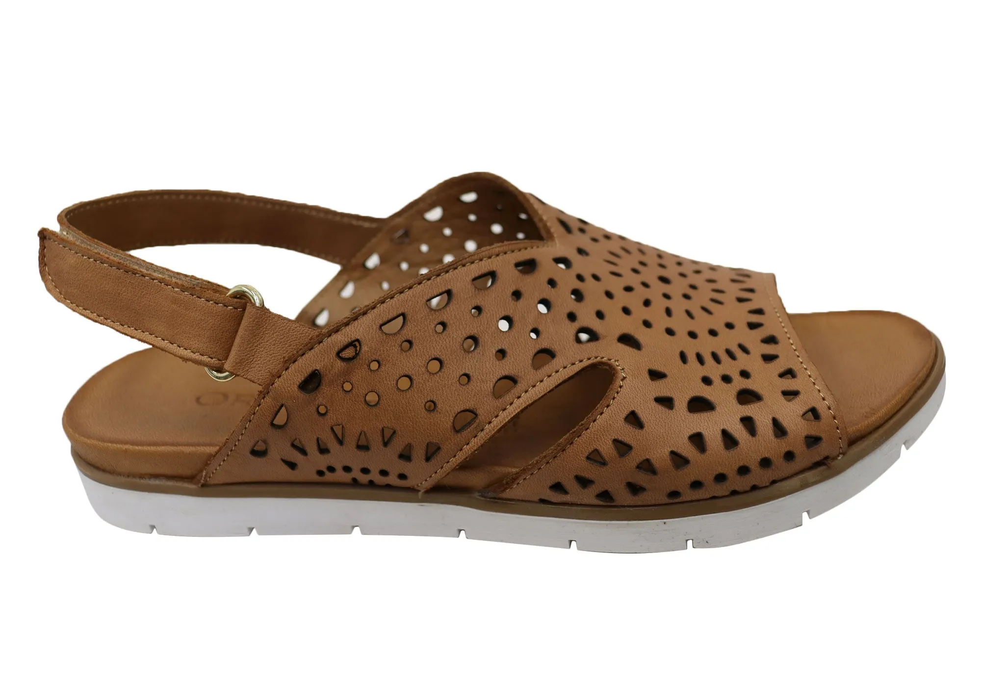 Orizonte Arkia Womens Comfortable European Leather Sandals