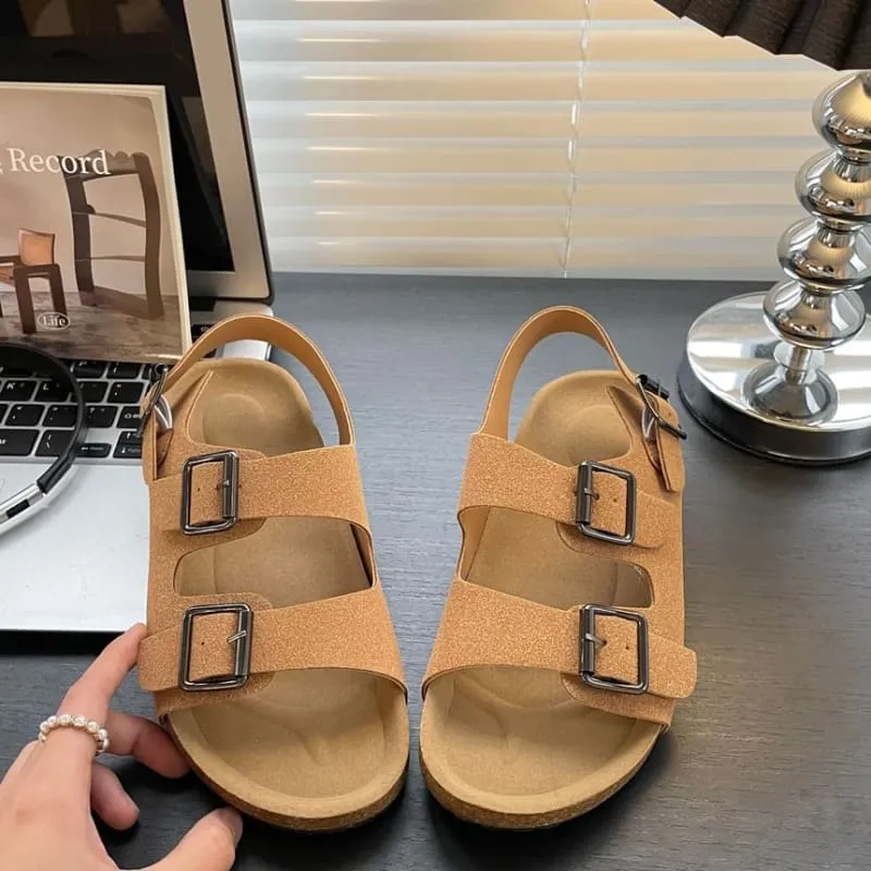 Platform Buckled Sandals