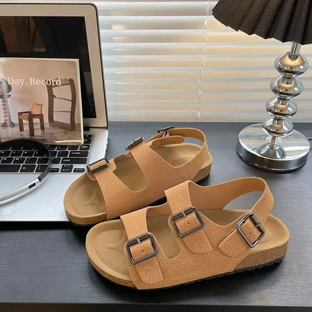 Platform Buckled Sandals