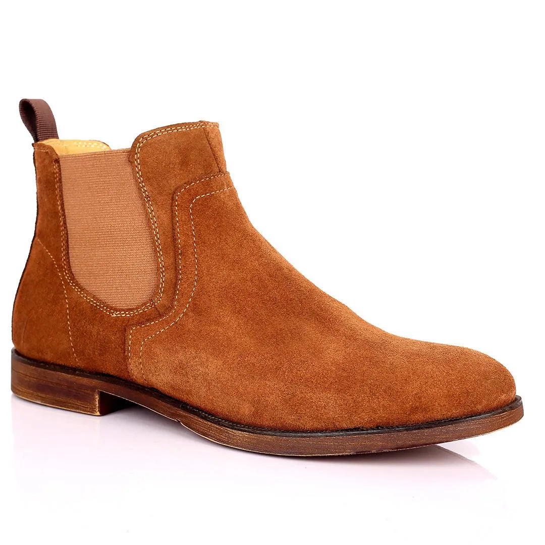 Renato Dullbecc Chelsea Brown Suede Shoes