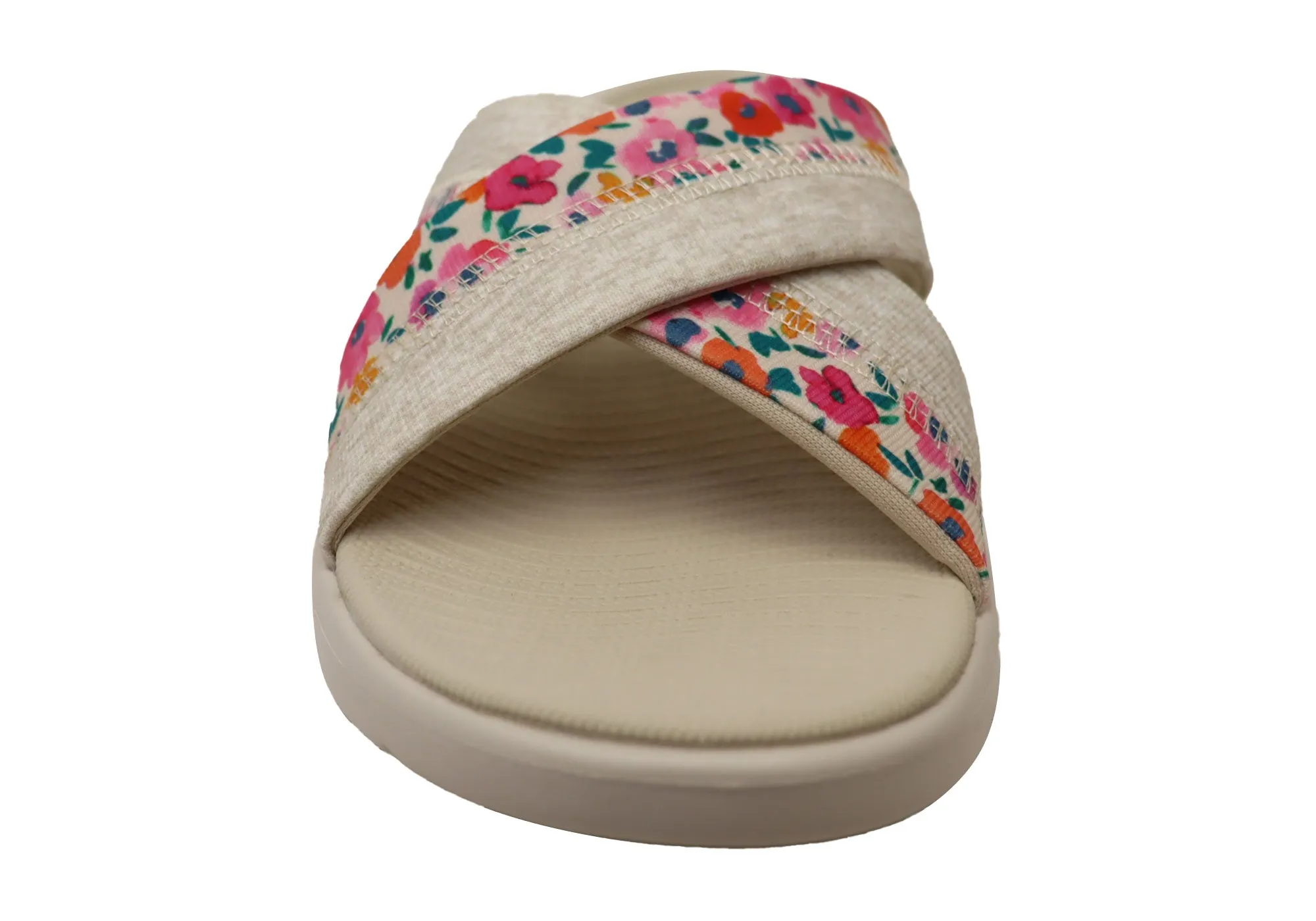 Skechers Womens GOWalk Flex Blossoms Comfortable Slides Sandals