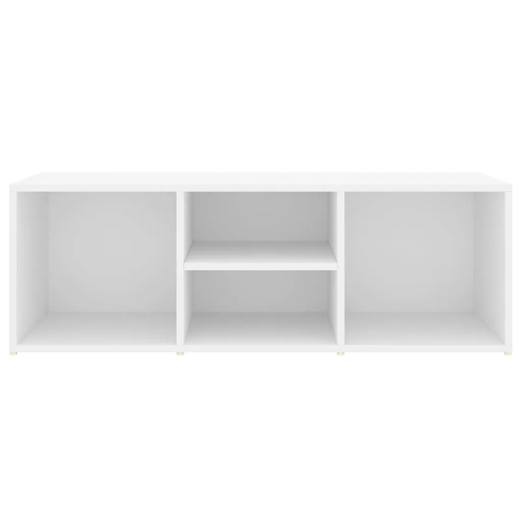 vidaXL Shoe Storage Bench White 105x35x35 cm Engineered Wood