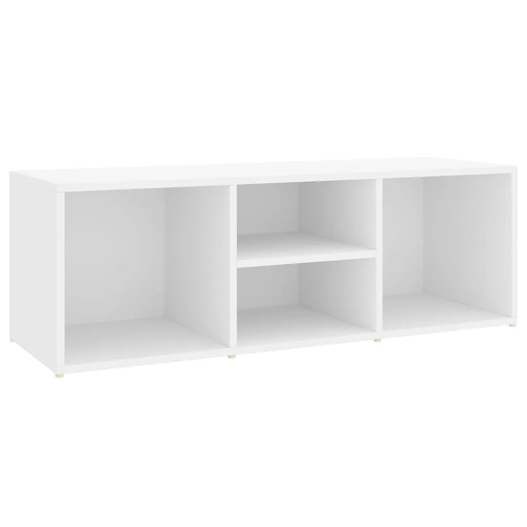 vidaXL Shoe Storage Bench White 105x35x35 cm Engineered Wood