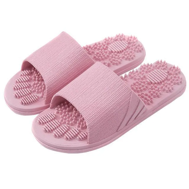 Women massage home bathroom 
flat slide comfortable sandals