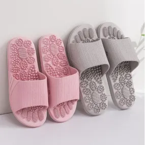 Women massage home bathroom 
flat slide comfortable sandals